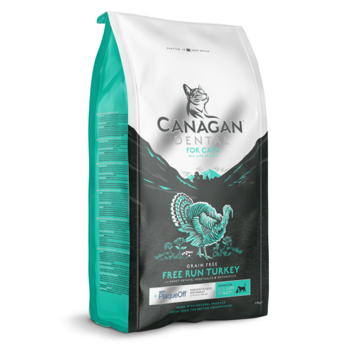 Canagan 無穀物火雞健齒配方[全貓用]乾貓糧 1.5kg