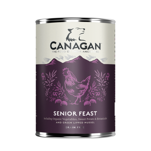 Canagan 無穀物盛宴雞肉(老犬)配方狗罐頭 400g