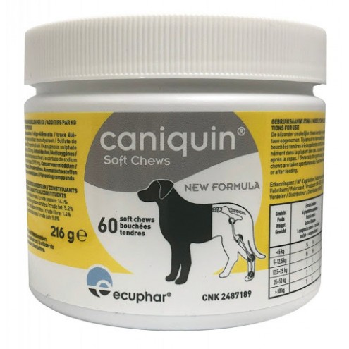 Ecuphar 科盾 Caniquin 犬用關節保健肉粒小食60粒