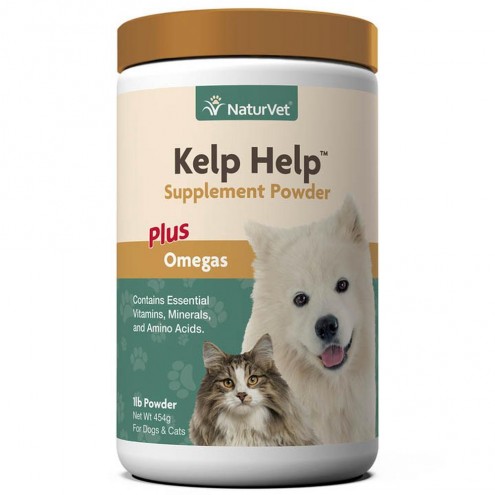 NaturVet - Kelp Help (Plus Omegas) For Dogs & Cats 1LB